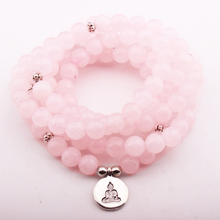 Crystal Buddha Charm Bracelet